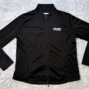 Sport Haley Heathrow Country Club Full Zip Jacket Womens XL Black Golf Athletic